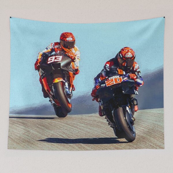 Item preview, MotoGP racing at Portimão watercolor designed and sold by Rodissimus1984.