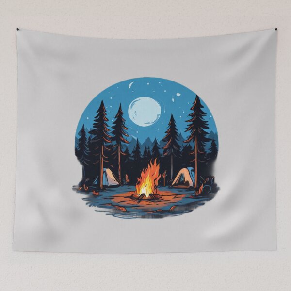 Item preview, Camping designed and sold by Planetporridge.