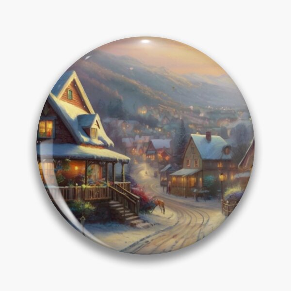 Item preview, Winter Village Street Glow designed and sold by BlareBlare.