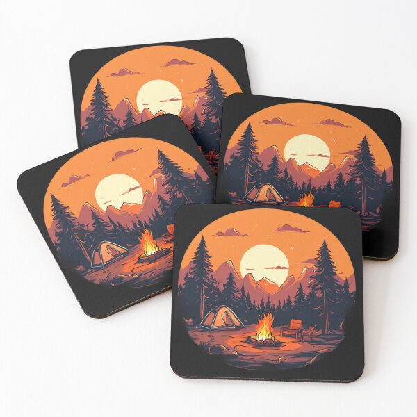 Item preview, Camping Art designed and sold by Planetporridge.