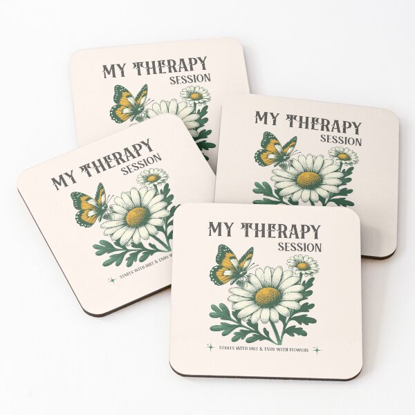 Item preview, My therapy session starts with dirt & ends with flowers designed and sold by Pearl67.