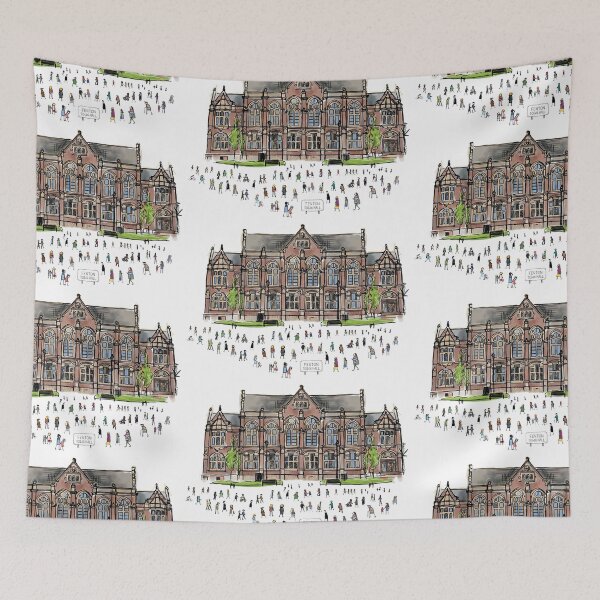 Item preview, Fenton Town Hall, Stoke-On-Trent, Illustrated Tribute designed and sold by FoleyPottery.