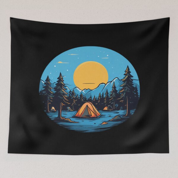 Item preview, Wilderness Camping designed and sold by Planetporridge.
