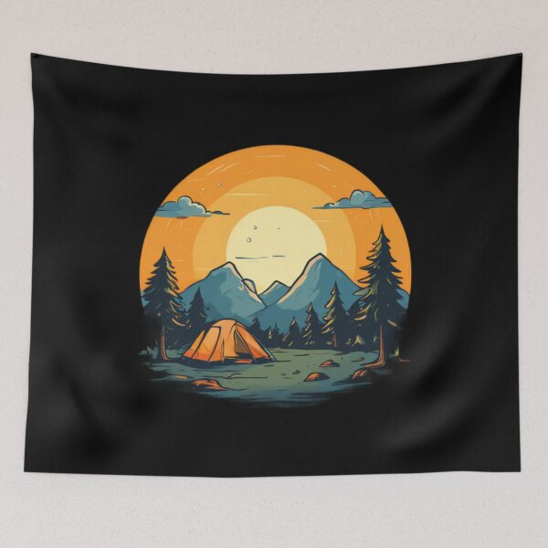Item preview, Camping Design designed and sold by Planetporridge.
