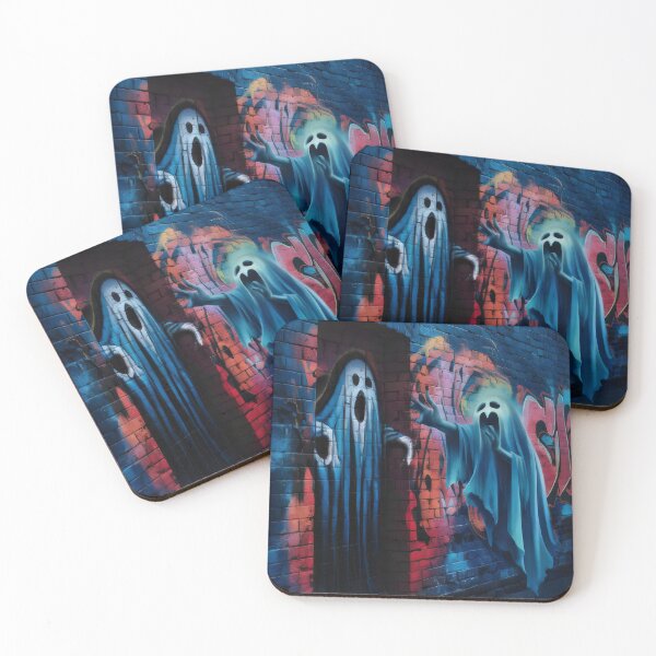 Item preview, Ghost graffiti. designed and sold by MyHappyArtShop.