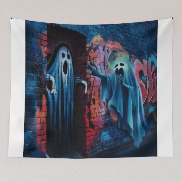 Item preview, Ghost graffiti. designed and sold by MyHappyArtShop.