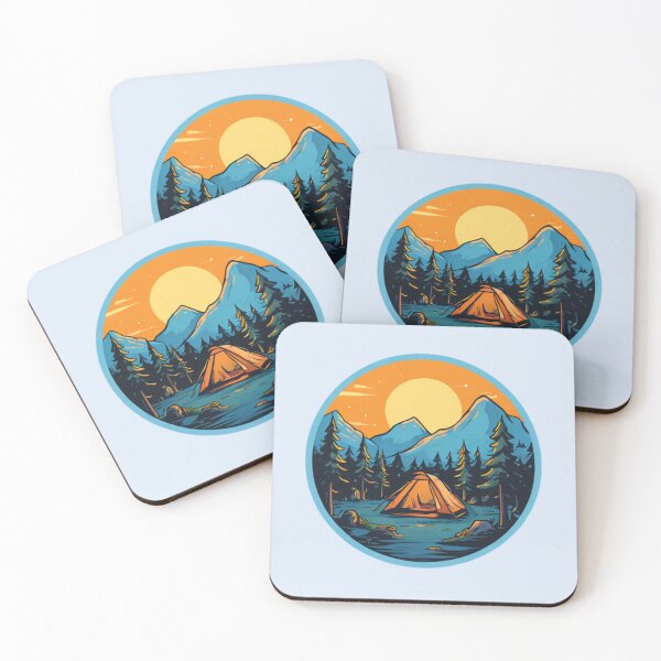 Item preview, Camping Outdoors designed and sold by Planetporridge.