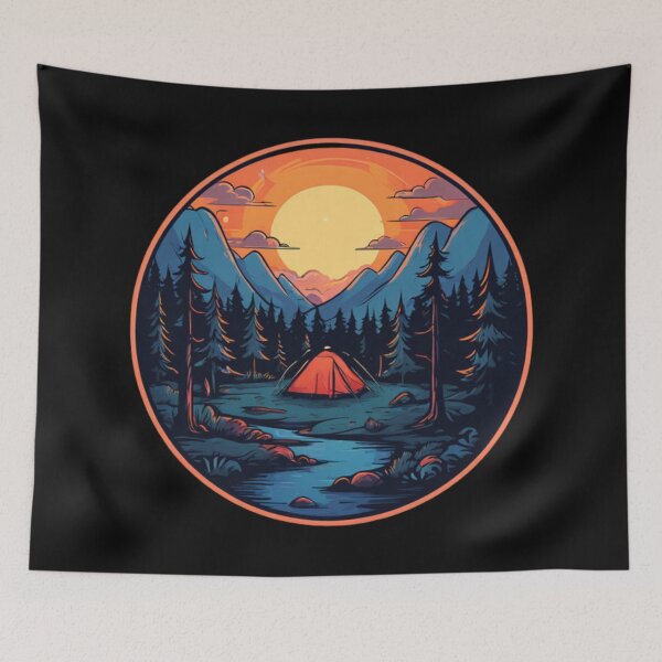 Item preview, Tent Camping Fun designed and sold by Planetporridge.