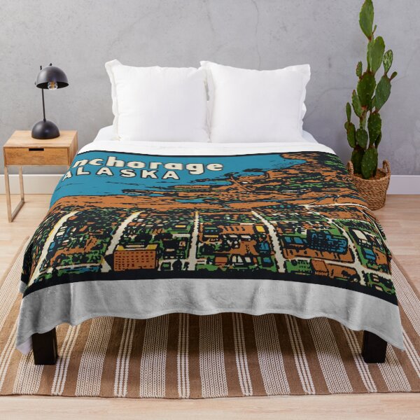 Item preview, Anchorage Alaska Vintage Style Decal designed and sold by Decal Mania.