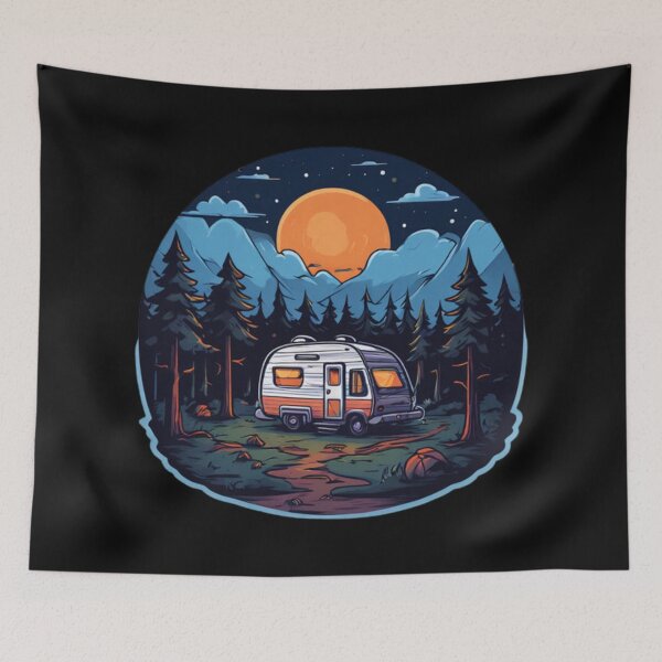 Item preview, Camping in Style designed and sold by Planetporridge.