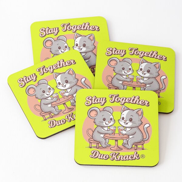 Item preview, Stay Together Cat and Mouse designed and sold by Duo Knack.