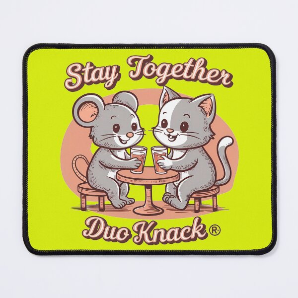 Item preview, Stay Together Cat and Mouse designed and sold by Duo Knack.