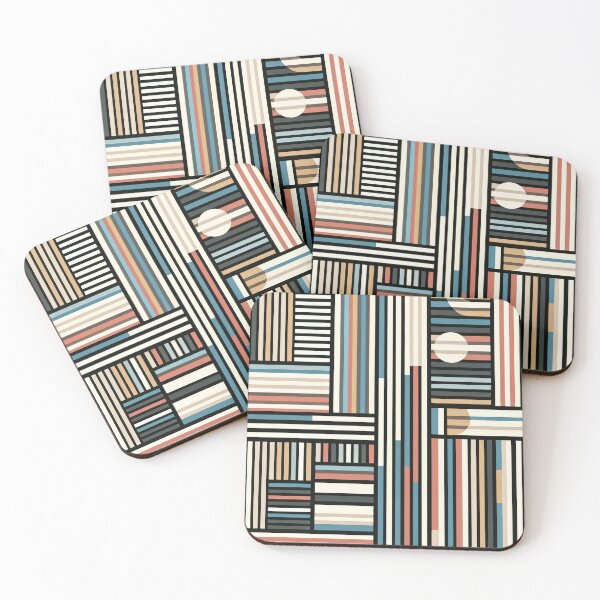 Item preview, Geometric Shapes Inspired Pattern Design designed and sold by ReachForArt.