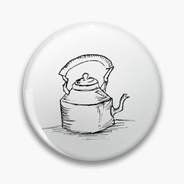 Item preview, Teapot Line Drawing designed and sold by ChloeLynArt.