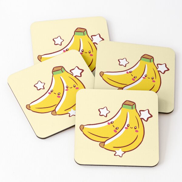 Artikelvorschau, Kawaii Bananen entworfen und verkauft von Yaragold.