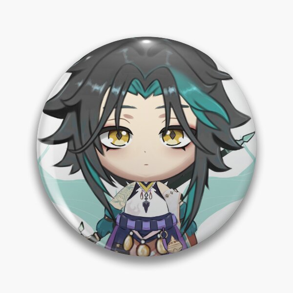 Item preview, Chibi Xiao Genshin Impact fanart ♥ designed and sold by Arilynluna.