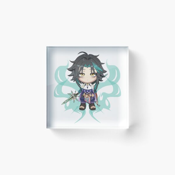 Item preview, Chibi Xiao Genshin Impact fanart ♥ designed and sold by Arilynluna.