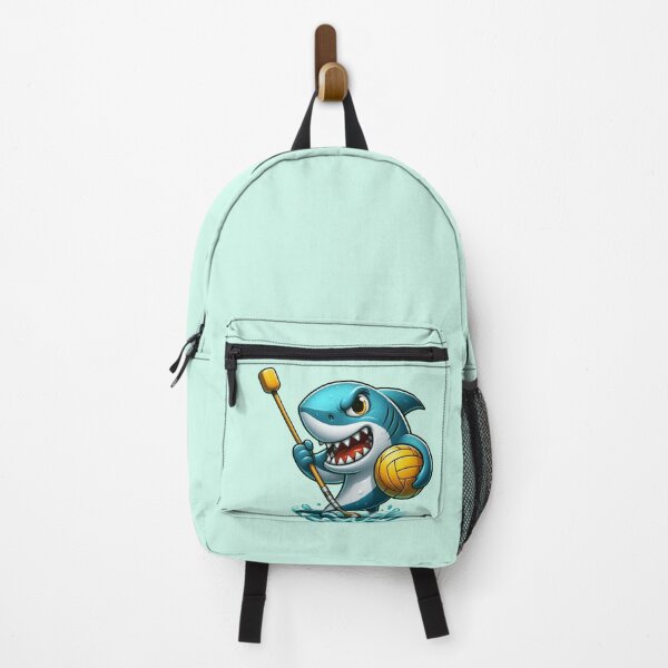 Item preview, Shark playing Waterpolo designed and sold by TimeToMap.