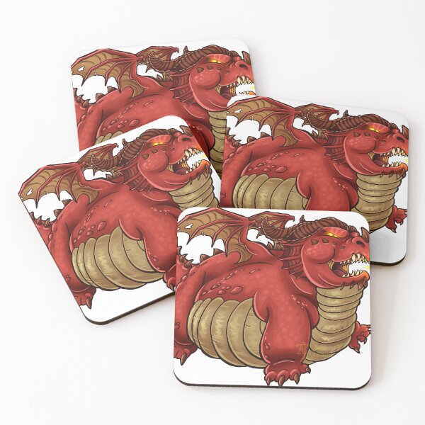 Item preview, Fat Red Dragon designed and sold by ArtbyAnyse.