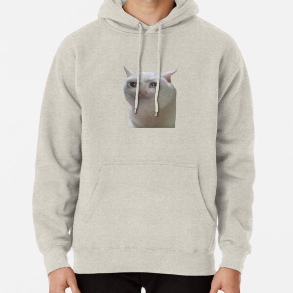 sad cat hoodie