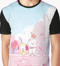 Camiseta gráfica BT21 Spring Blossom