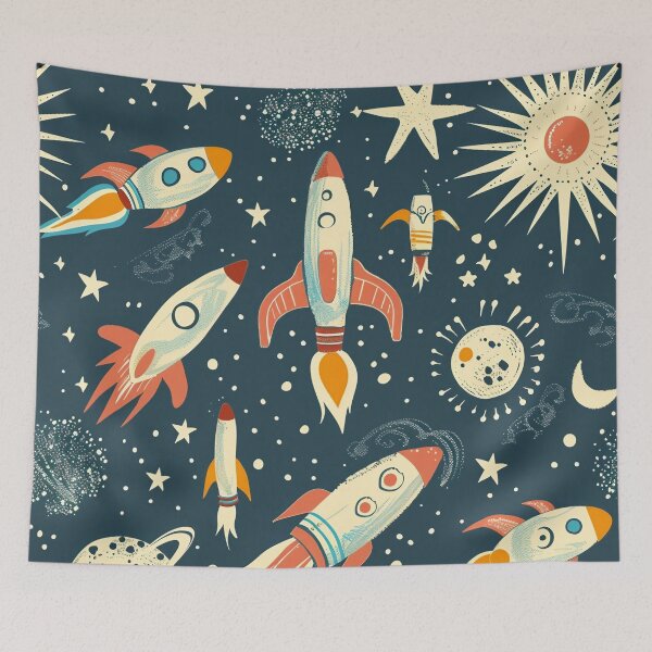 Item preview, Cute Rocket Ships designed and sold by dcrc.