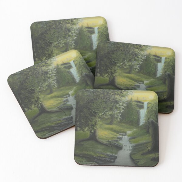 Item preview, Original Oil Painting "Sunset Valley" designed and sold by ShiftyPumpkin.