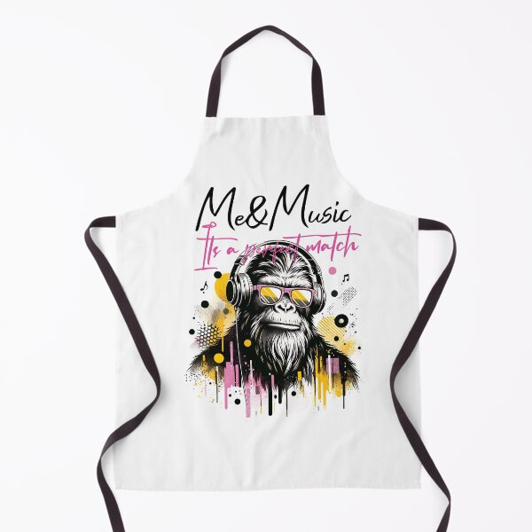 Item preview, bigfoot wearing glasses and headphone designed and sold by ShawishArt.