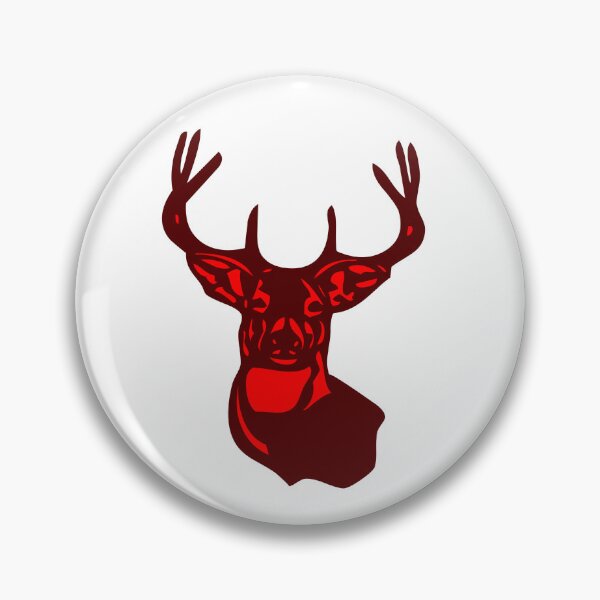 Item preview, Maroon and Orange Deer Head designed and sold by morgankeiky.