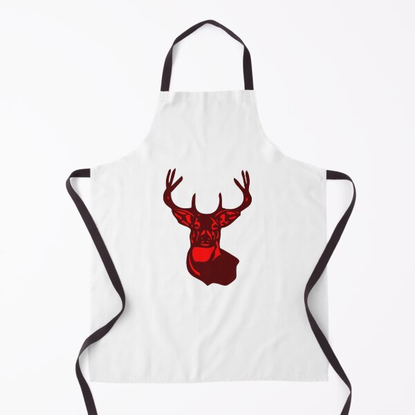 Item preview, Maroon and Orange Deer Head designed and sold by morgankeiky.