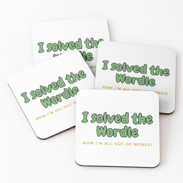 Item preview, Finally! Solved Wordle - The Relief is Real designed and sold by CraftedConcepts.