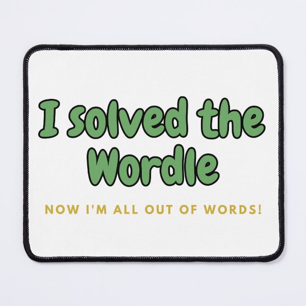 Item preview, Finally! Solved Wordle - The Relief is Real designed and sold by CraftedConcepts.