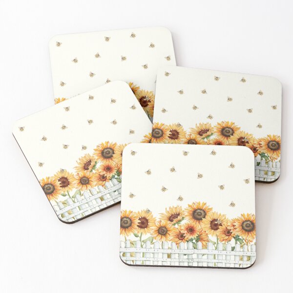 Item preview, COTTAGE SUMMER Sunflower Bees by MS designed and sold by SunlightStudios.