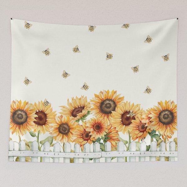 Item preview, COTTAGE SUMMER Sunflower Bees by MS designed and sold by SunlightStudios.