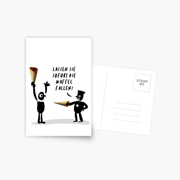 Showdown Postkarte