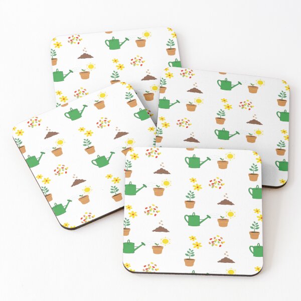 Item preview, gardening garden lover plants nature green flowers cute botanical sticker pack of 6 designed and sold by DesignYourWaystore.