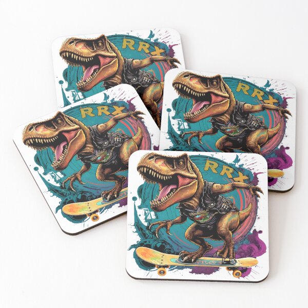 Item preview, t rex surfing skate designed and sold by aliraweb.