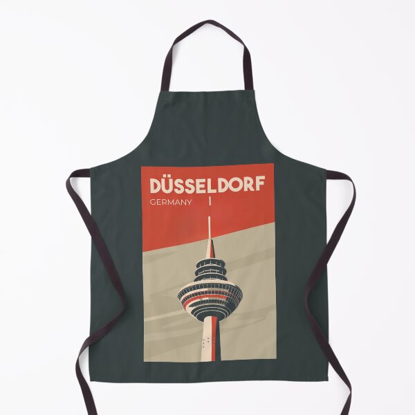 Item preview, A Vintage Travel Illustration of Düsseldorf - Germany  designed and sold by GoodOldVintage.