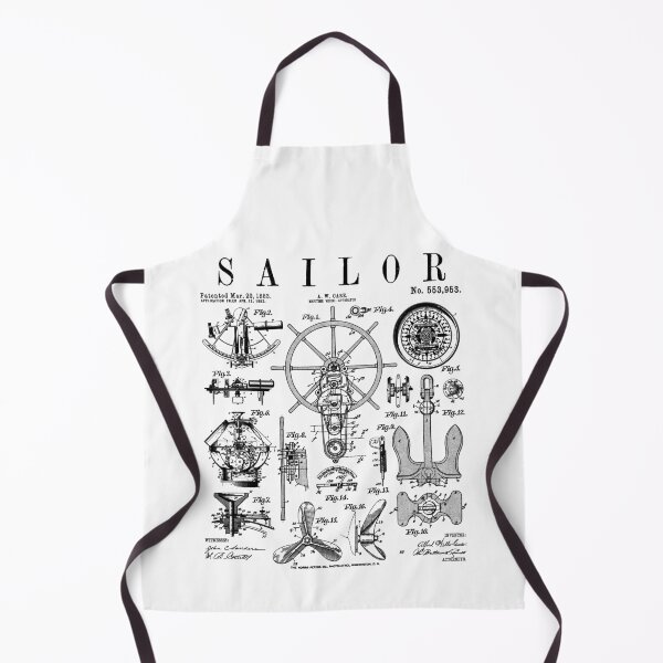 Item preview, Ship Sailor Nautical Maritime Sailing Boat Vintage Patent designed and sold by GrandeDuc.