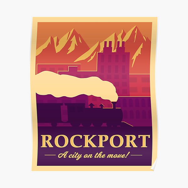 Rockport Travel Poster Poster
