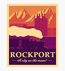 Lámina fotográfica Cartel de viaje de Rockport