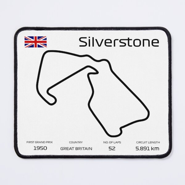 Item preview, Silverstone Grand Prix Track Stats designed and sold by IODesigns.