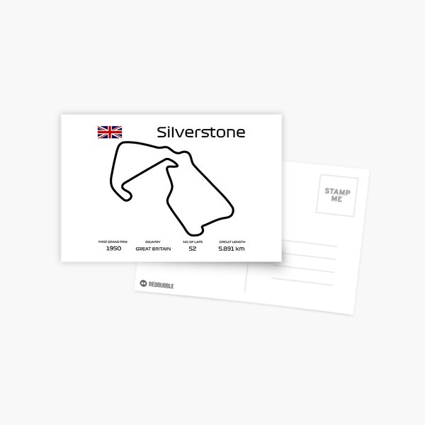 Item preview, Silverstone Grand Prix Track Stats designed and sold by IODesigns.