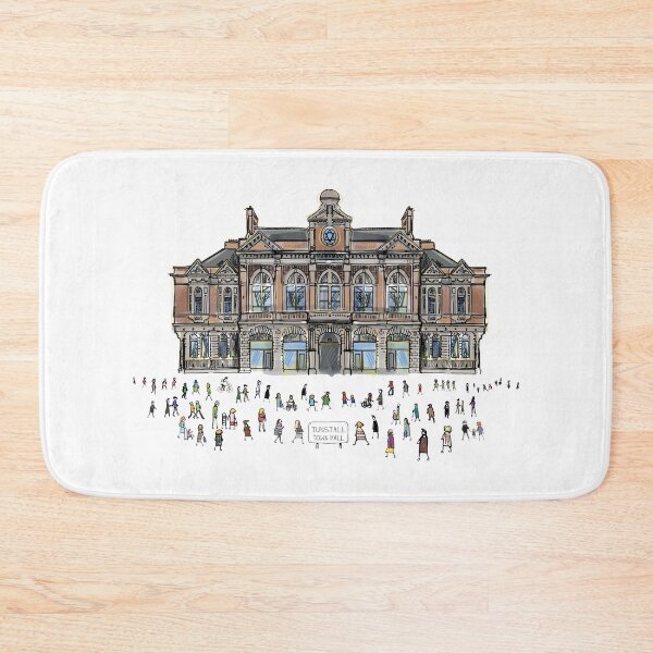 Item preview, Tunstall Town Hall, Stoke-On-Trent, Illustrated Tribute designed and sold by FoleyPottery.