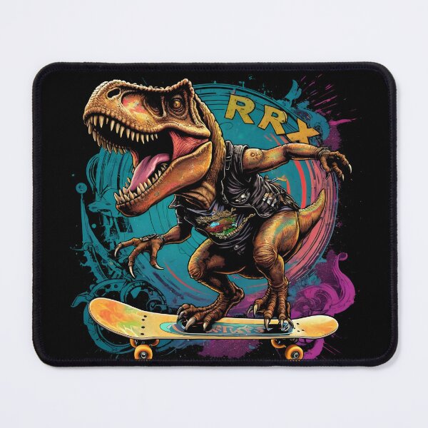 Item preview, t rex surfing skate designed and sold by aliraweb.