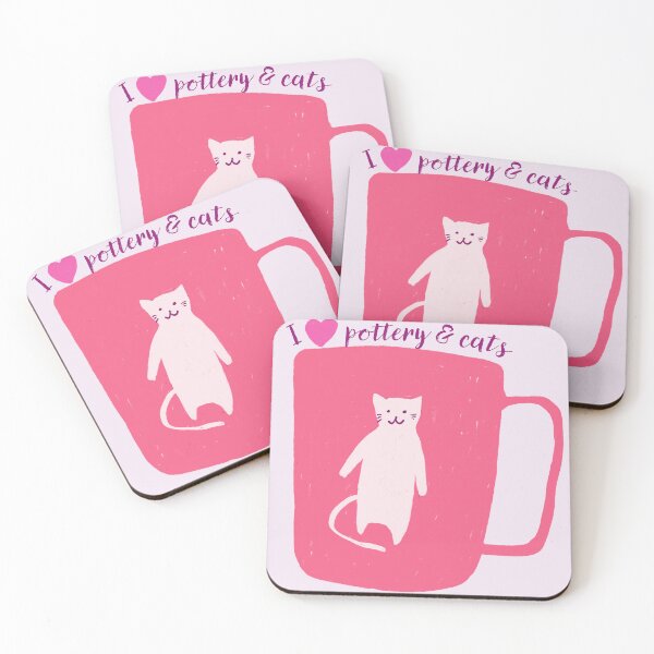 Item preview, Vintage I Love Pottery and Cats Ceramics Clay designed and sold by VermintStudio.