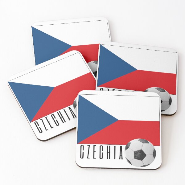 Item preview, Flag of Czechia with a Football designed and sold by Frasmosa.
