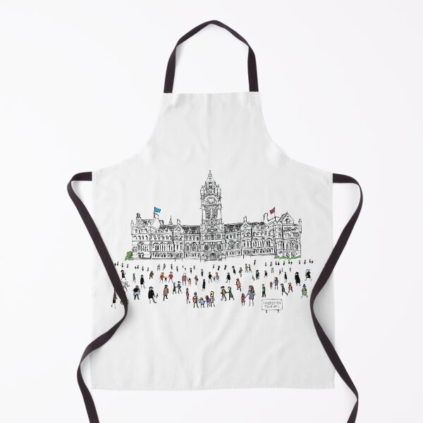 Item preview, Manchester Town Hall, Illustrated Tribute designed and sold by FoleyPottery.