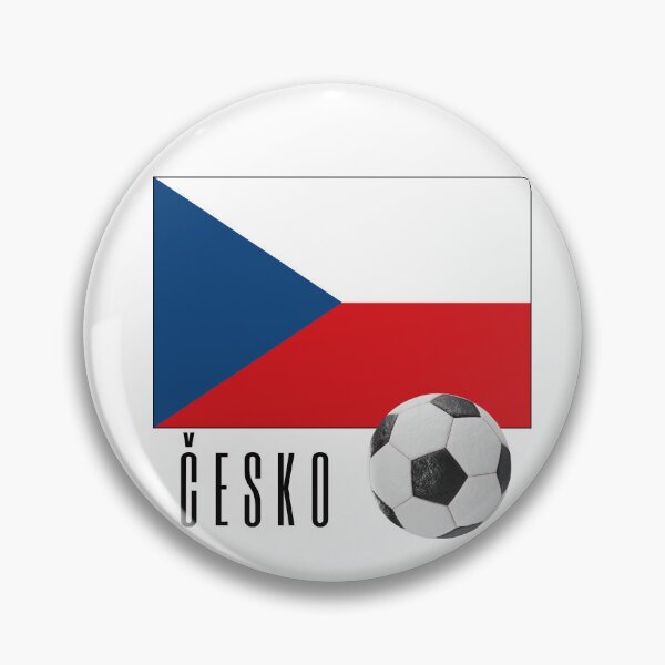 Item preview, Flag of Czechia with a Football designed and sold by Frasmosa.