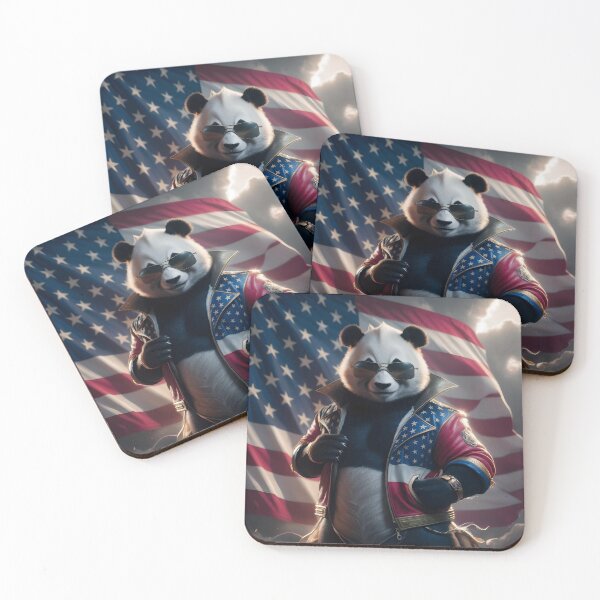 Item preview, 4th of July Panda designed and sold by CreativeJuneyB.